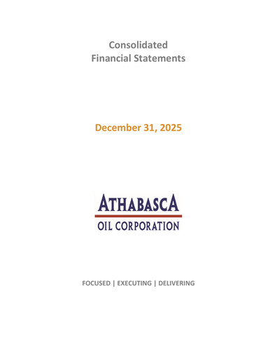 Thumbnail Athabasca Oil Corporation Financial Statement 2025