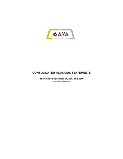 Miniature Aya Gold & Silver Bilan financier 2017