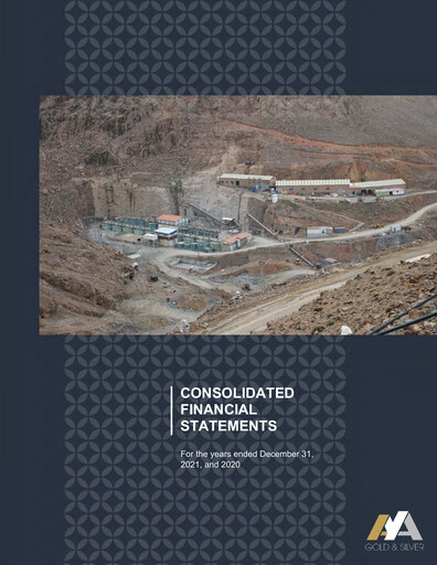 Miniature Aya Gold & Silver Bilan financier 2021