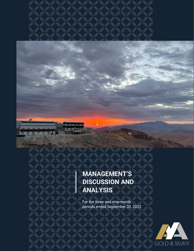 Thumbnail Aya Gold & Silver Quarterly Report 2023-q3