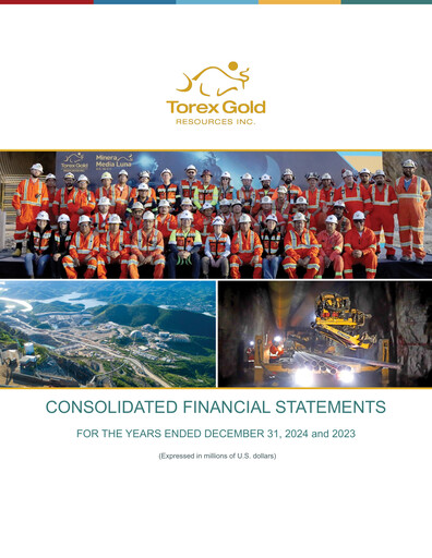Thumbnail Torex Gold Resources Financial Statement 2024