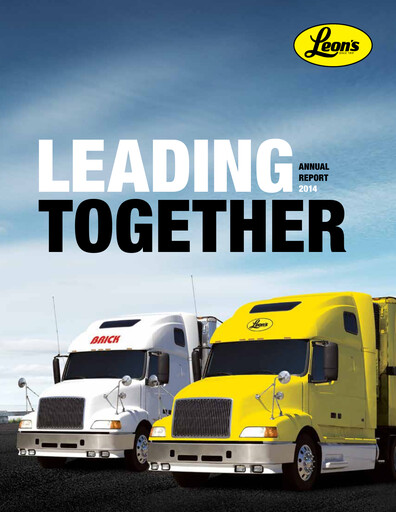 Thumbnail Leon's Furniture Annual Report 2014