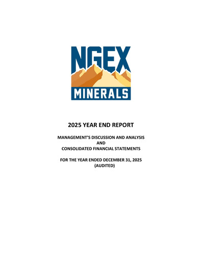 Thumbnail NGEx Minerals Annual Report 2025