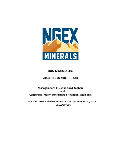 Thumbnail NGEx Minerals Quarterly Report 2023-q3