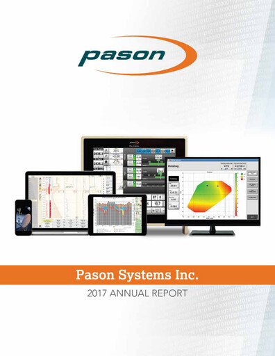 Thumbnail Pason Systems Annual Report 2017