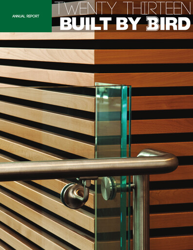 Thumbnail Bird Construction Annual Report 2013