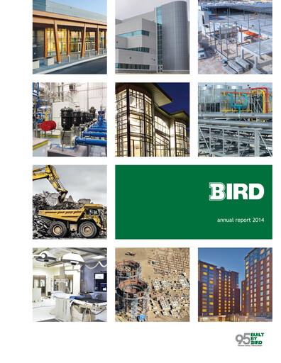 Thumbnail Bird Construction Annual Report 2014