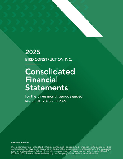 Miniature Bird Construction Bilan financier 2025-q1