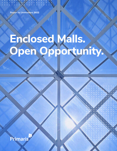 Thumbnail Primaris Real Estate Investment Trust Annual Report 2022