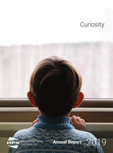 Thumbnail Hammond Power Solutions Annual Report 2019