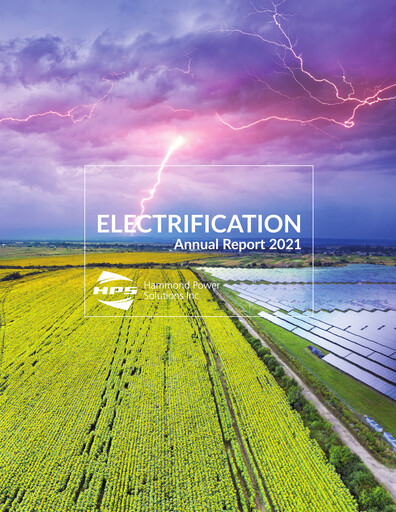 Thumbnail Hammond Power Solutions Annual Report 2021