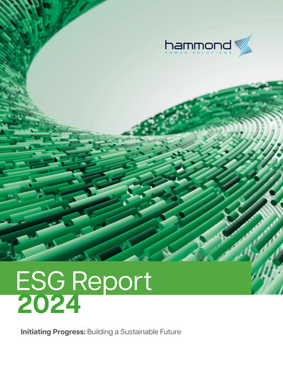 Thumbnail Hammond Power Solutions ESG Report 2024