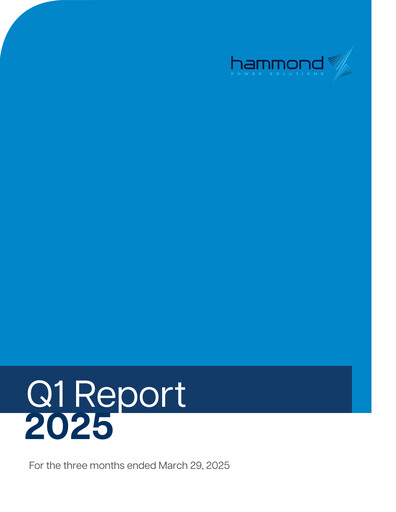 Thumbnail Hammond Power Solutions Quarterly Report 2025-q1