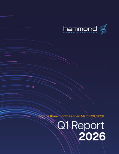 Thumbnail Hammond Power Solutions Quarterly Report 2026-q1