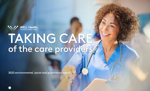 Thumbnail WELL Health Technologies ESG Report 2022