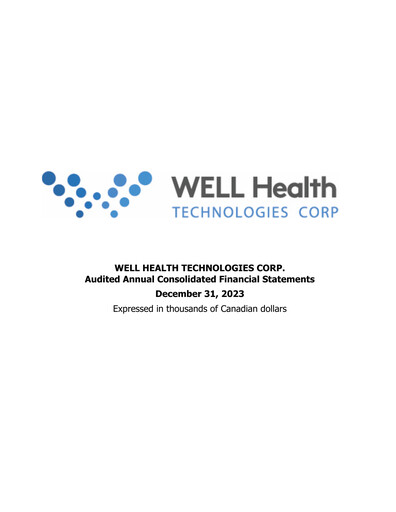 Thumbnail WELL Health Technologies Financial Statement 2023