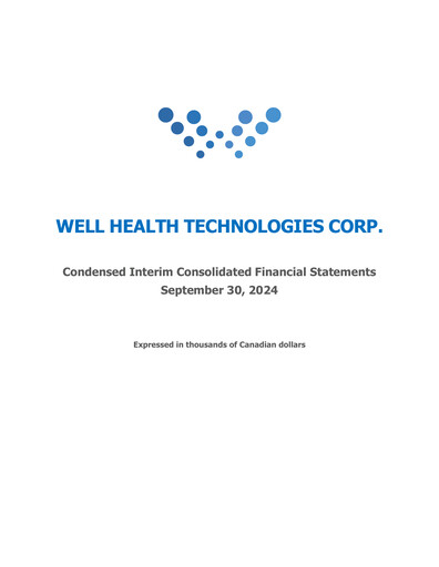 Thumbnail WELL Health Technologies Quarterly Report 2024-q3