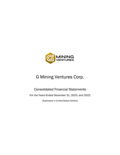 Vorschaubild G Mining Ventures Finanzmitteilung 2023