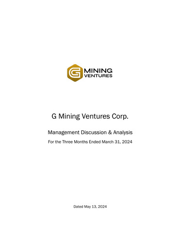 Vorschaubild G Mining Ventures Quartalsbericht 2024-q1