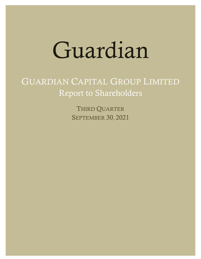 Thumbnail Guardian Capital Group Quarterly Report 2021-q3
