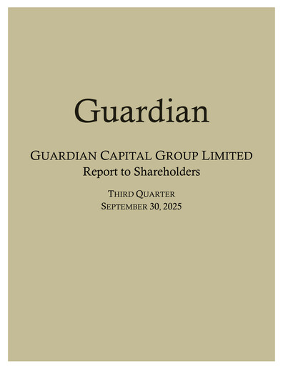 Thumbnail Guardian Capital Group Quarterly Report 2025-q3