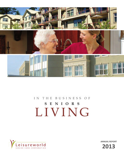 Thumbnail Sienna Senior Living Annual Report 2013