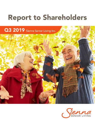 Thumbnail Sienna Senior Living Quarterly Report 2019-q3