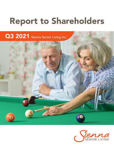 Thumbnail Sienna Senior Living Quarterly Report 2021-q3