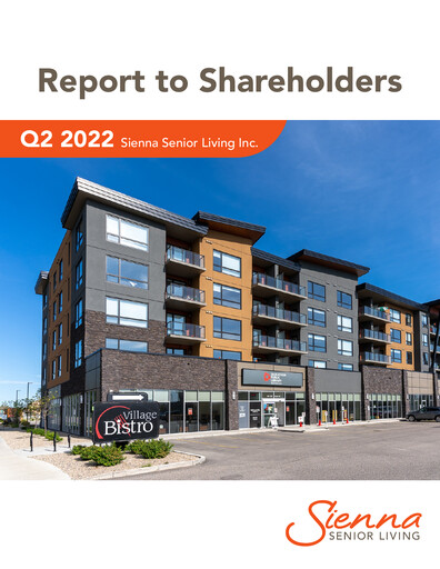 Thumbnail Sienna Senior Living Quarterly Report 2022-q2