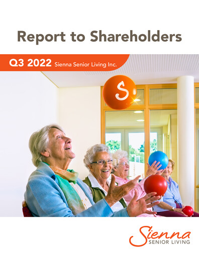 Thumbnail Sienna Senior Living Quarterly Report 2022-q3
