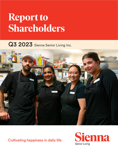 Thumbnail Sienna Senior Living Quarterly Report 2023-q3