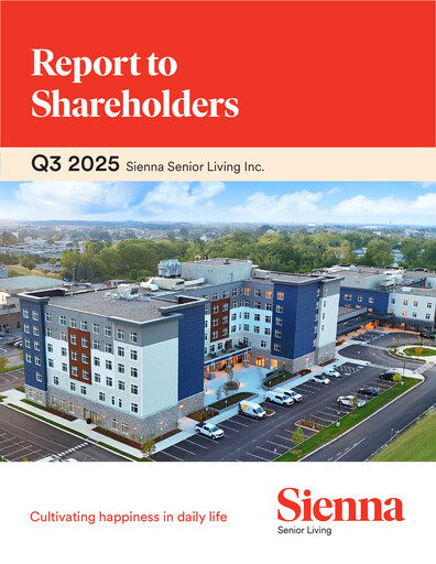 Thumbnail Sienna Senior Living Quarterly Report 2025-q3