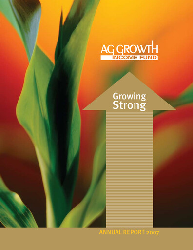 Thumbnail Ag Growth International Annual Report 2007