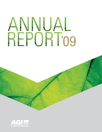 Thumbnail Ag Growth International Annual Report 2009