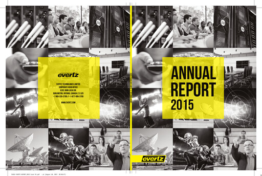 Thumbnail Evertz Technologies Annual Report 2015