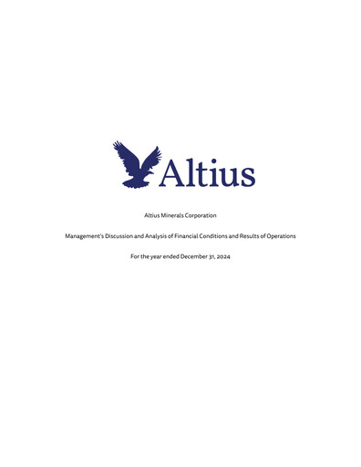 Thumbnail Altius Minerals Financial Report 2024