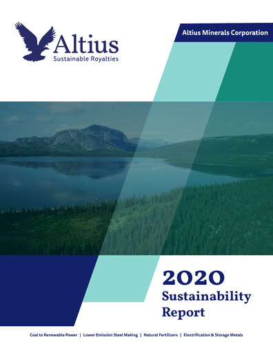 Thumbnail Altius Minerals Sustainability Report 2020