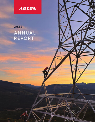 Thumbnail Aecon Group Annual Report 2022