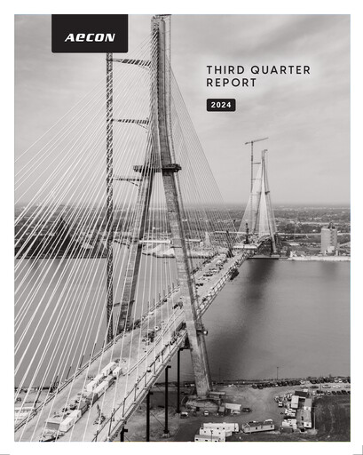 Thumbnail Aecon Group Quarterly Report 2024-q3