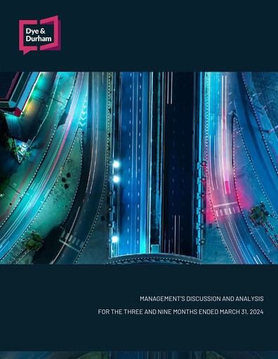 Thumbnail Dye & Durham Quarterly Report 2024-q3