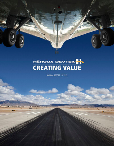Vorschaubild Héroux-Devtek Jahresbericht 2013