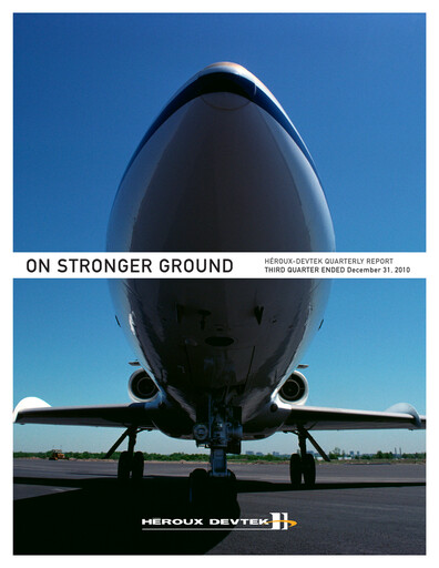 Vorschaubild Héroux-Devtek Quartalsbericht 2011-q3