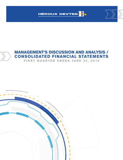 Vorschaubild Héroux-Devtek Quartalsbericht 2020-q1