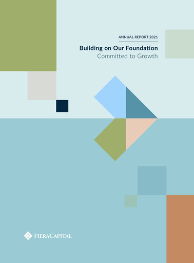 Thumbnail Fiera Capital Annual Report 2021
