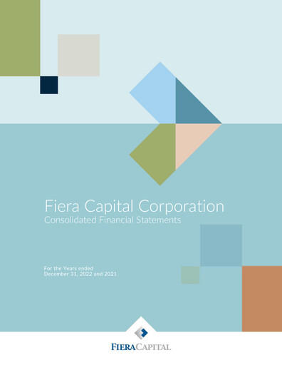 Thumbnail Fiera Capital Financial Statement 2022