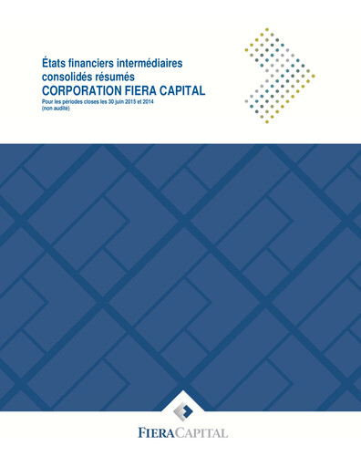 Thumbnail Fiera Capital Financial Statement 2015-q2
