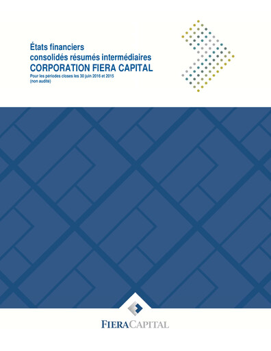Thumbnail Fiera Capital Financial Statement 2016-q2