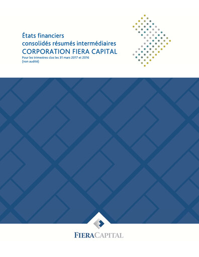 Thumbnail Fiera Capital Financial Statement 2017-q1