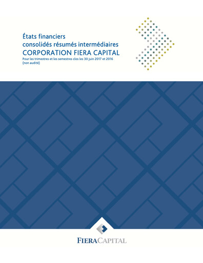 Thumbnail Fiera Capital Financial Statement 2017-q2
