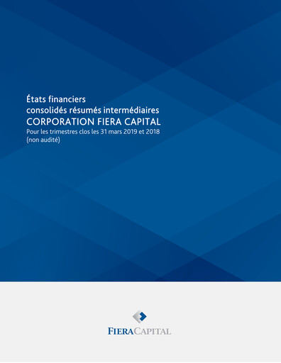 Thumbnail Fiera Capital Financial Statement 2019-q1